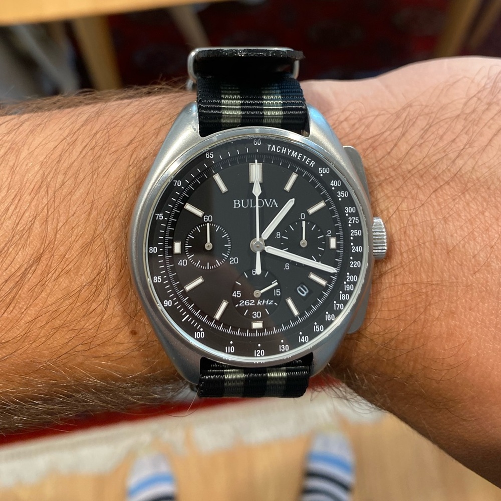 Bulova Lunar Pilot Chronograph Watch